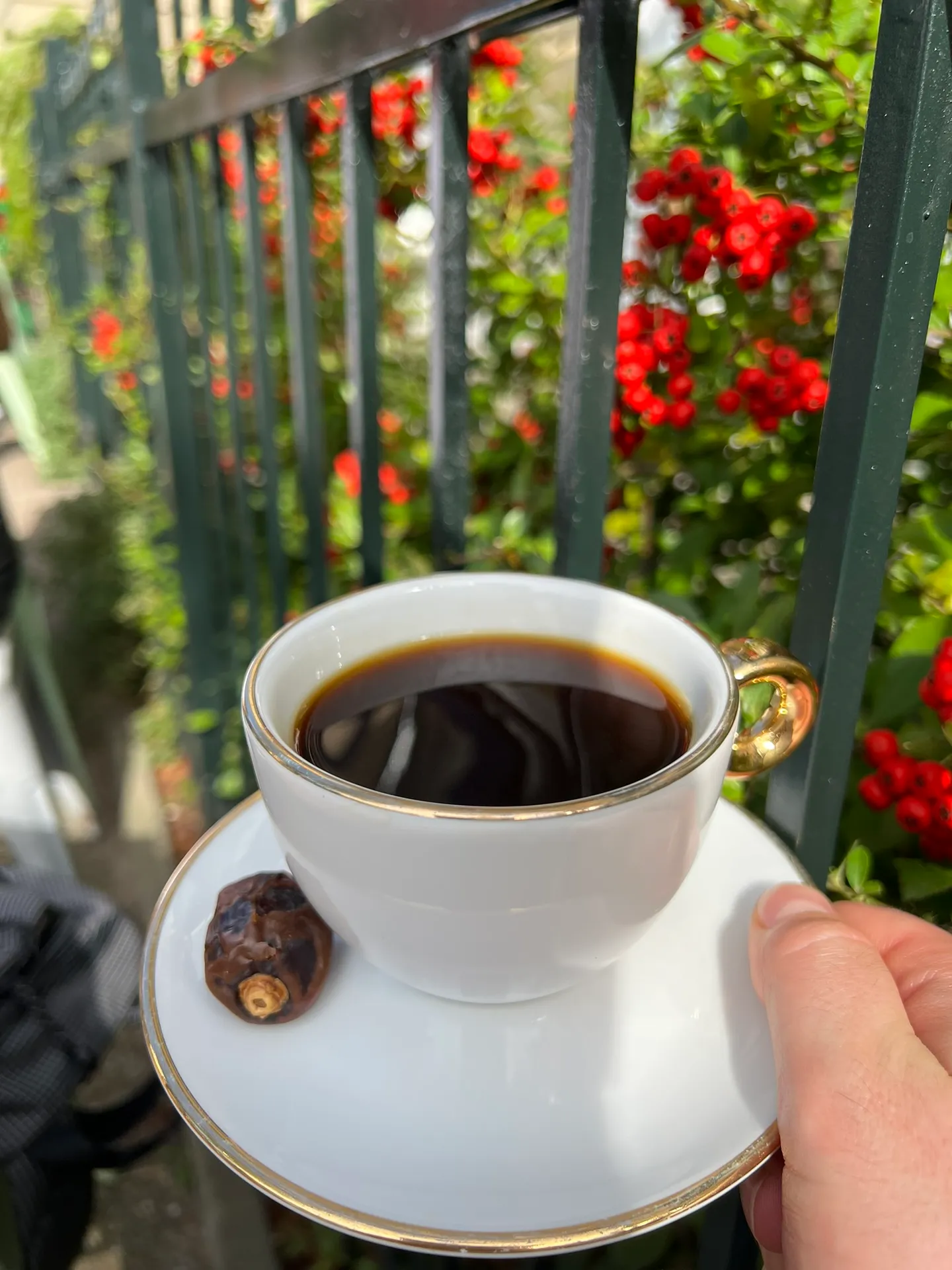 Drink a coffee in Łas