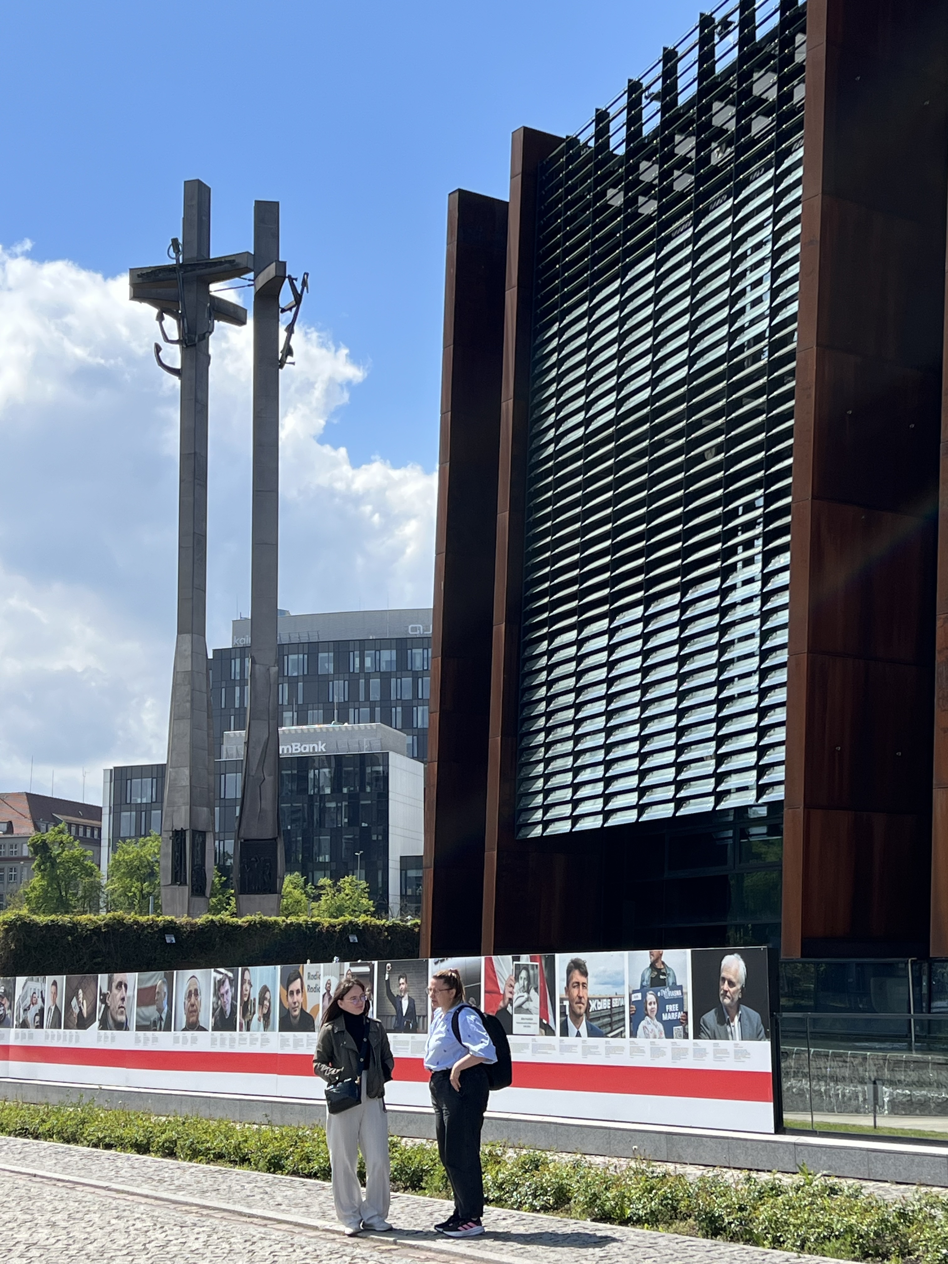 The shipyard gates — birthplace of Polish democracy.